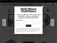Tablet Screenshot of halfmoonoutfitters.com